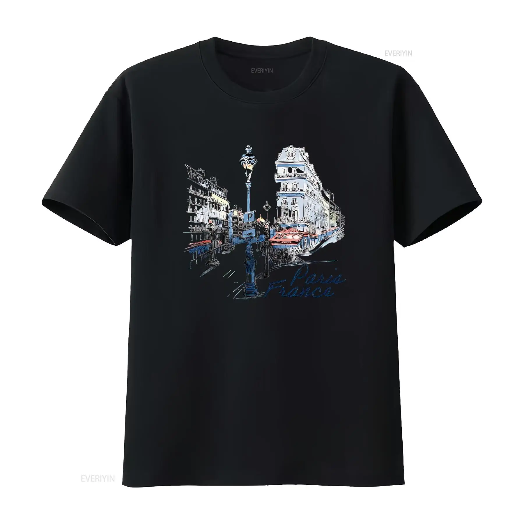 Street Fashion Paris - Paris France Souvenir tee t-shirt rues