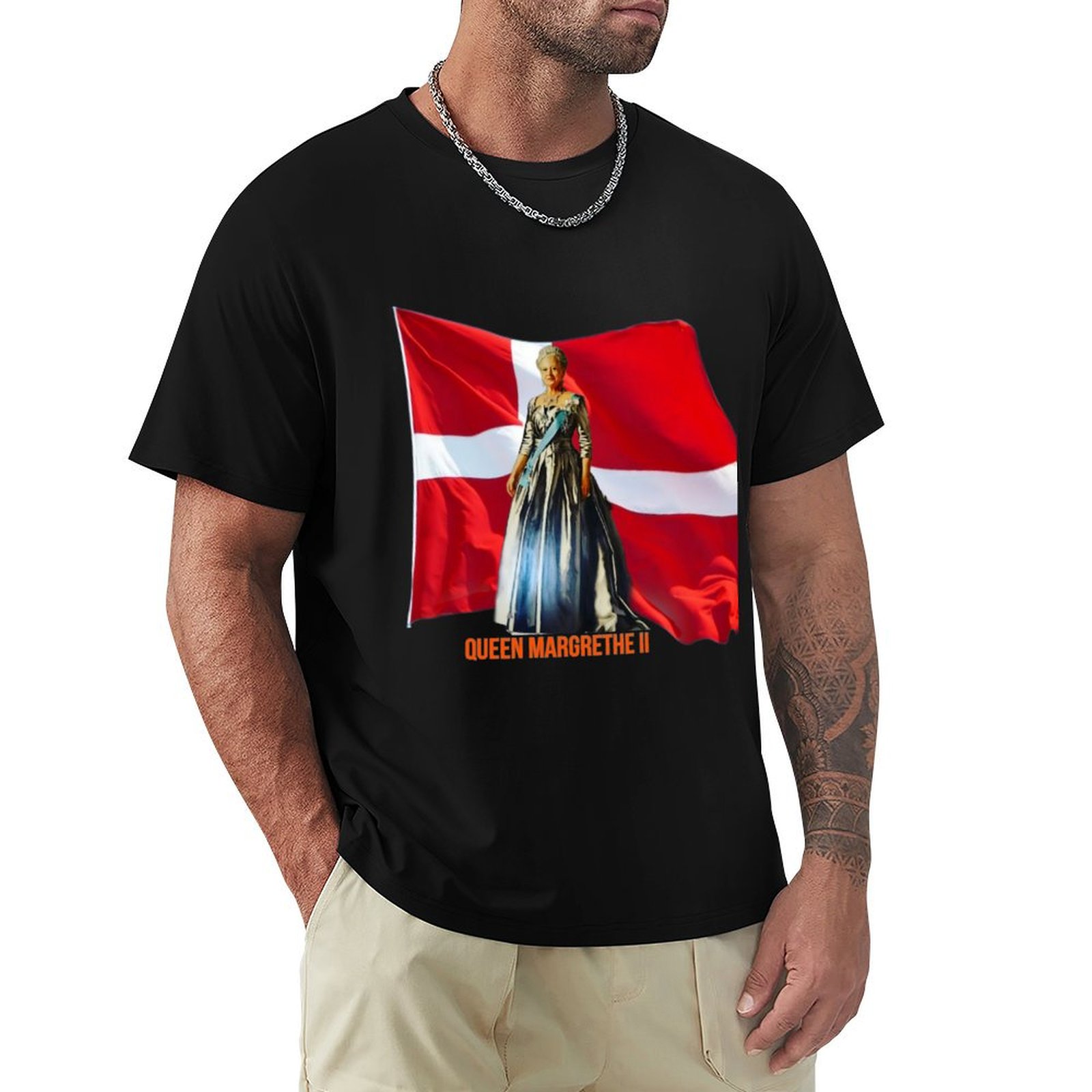 Queen Street Fashion - T-shirt Queen Margrethe II, mode urbaine,