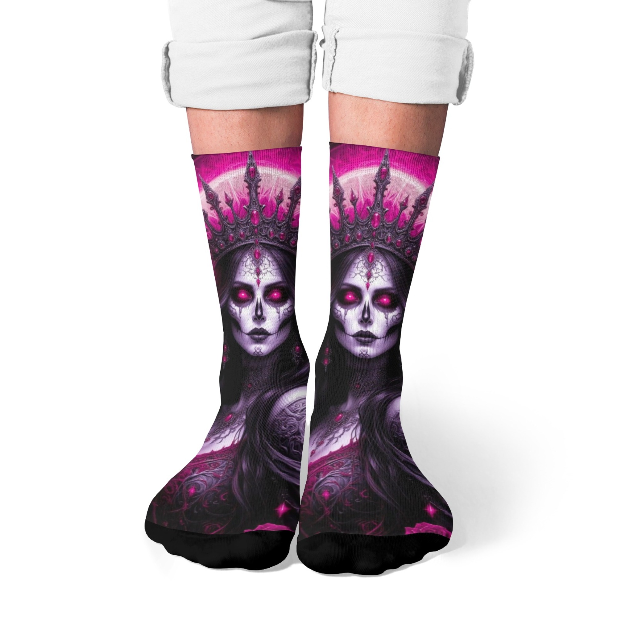 Queen Street Fashion - Chaussettes pour hommes à motif artistique