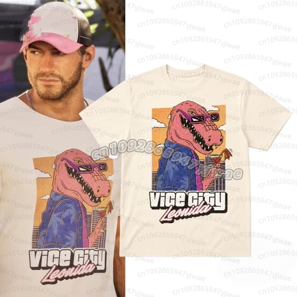 Street Fashion Dance - T-shirt Jason Vice City Leonida imprimé