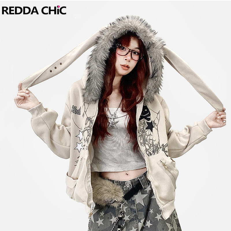 Graphic Hoodie Streetwear - REDDACHiC – veste à capuche avec