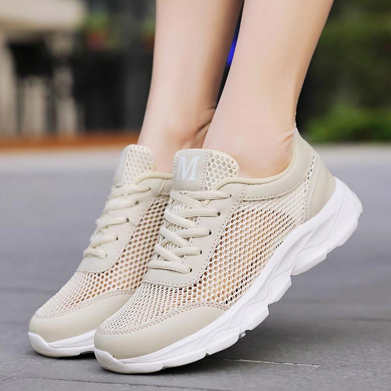 Street Fashion Online Shopping - Été Respirant Sneakers Femmes Maille Femmes