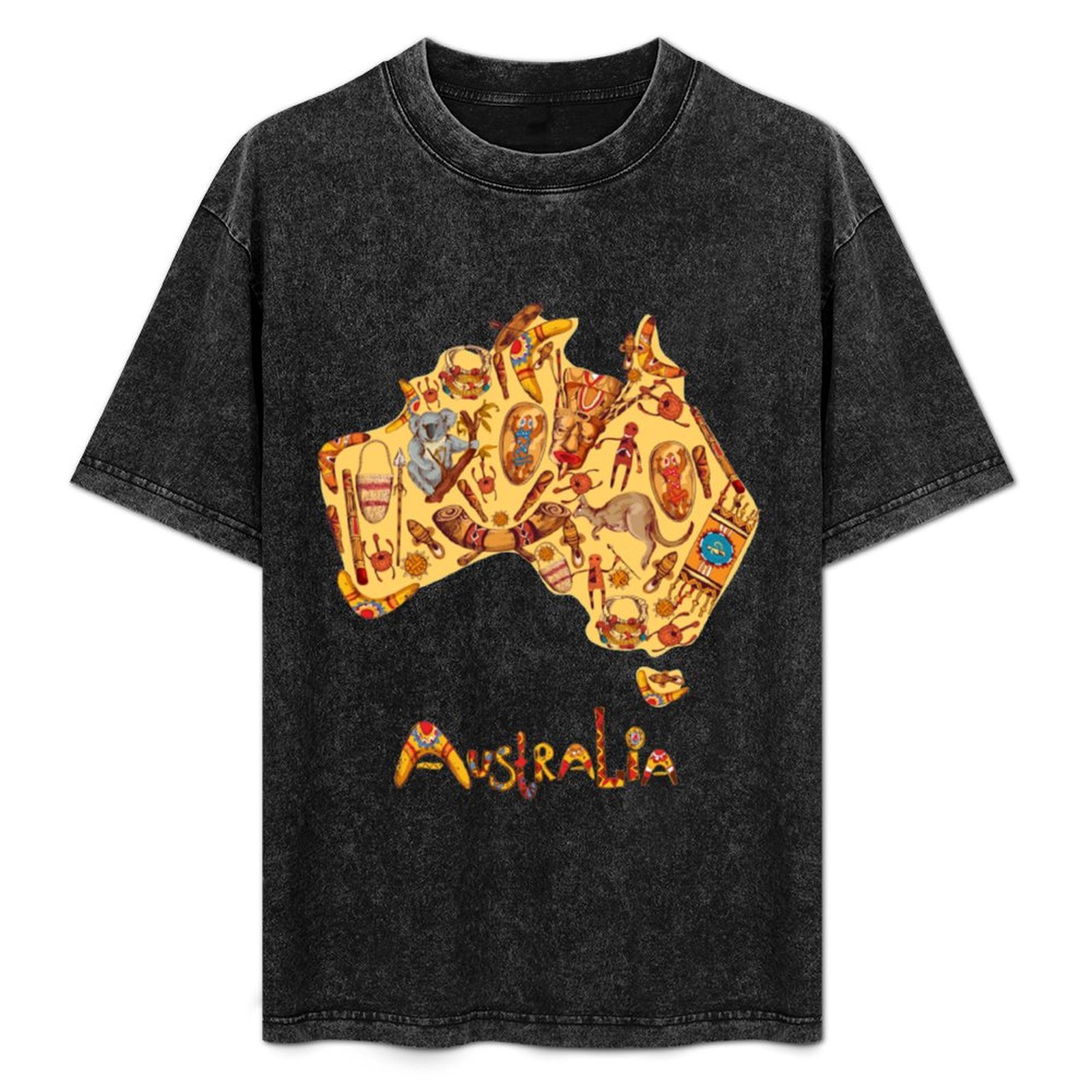 Street Fashion Australia - T-shirt décontracté à la mode avec