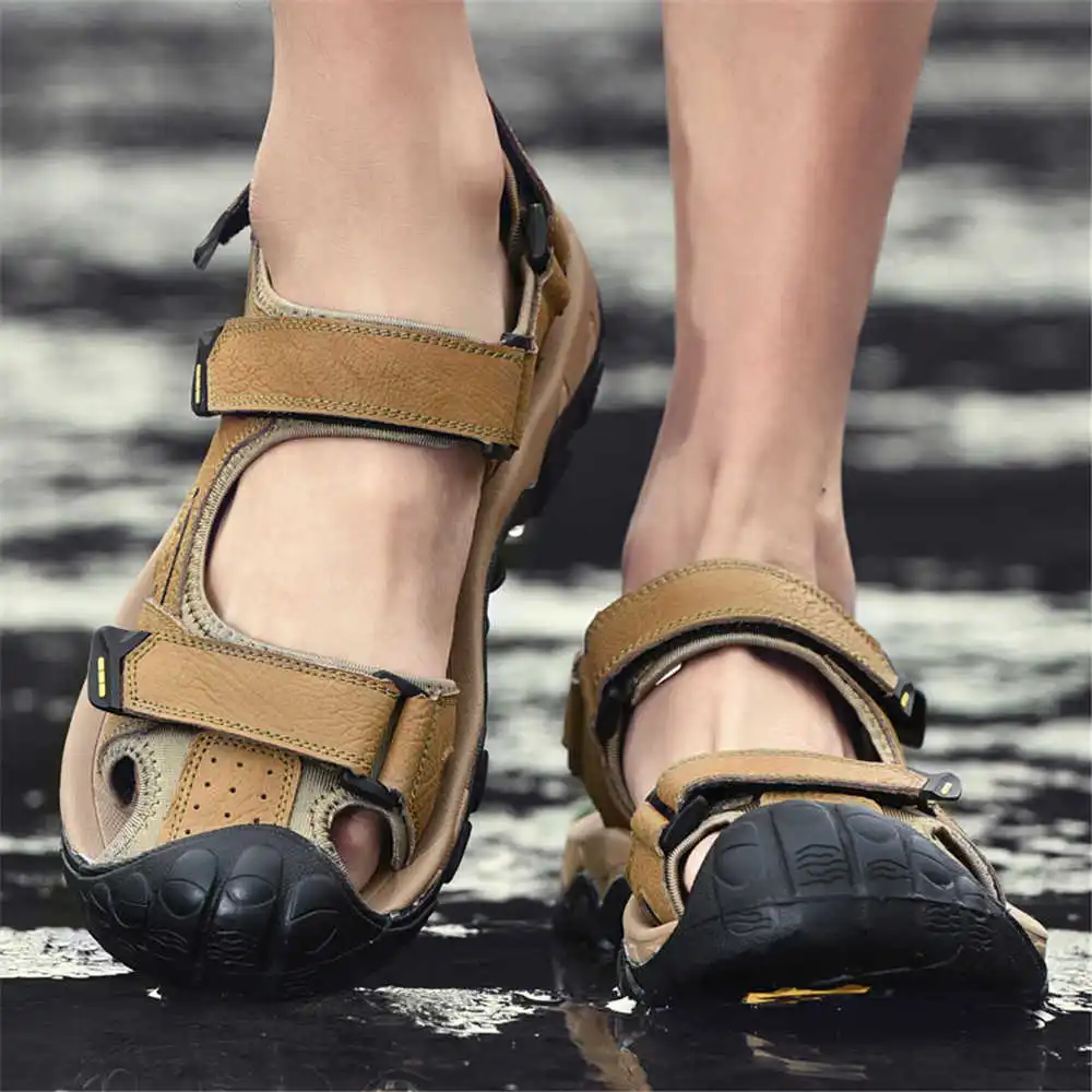 Street Fashion Outlet - Pantoufles d'Eau en Cuir de Vache