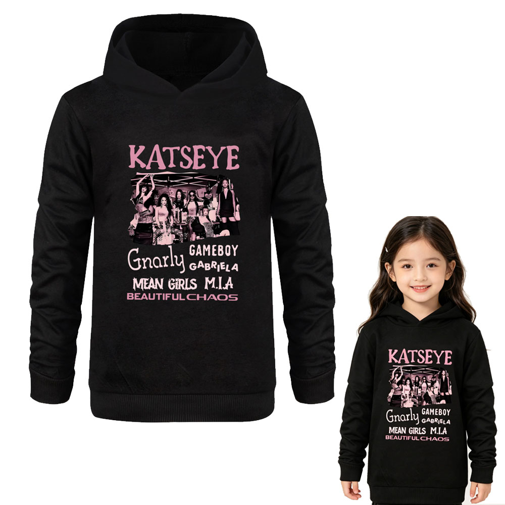Graphic Hoodie Streetwear - KATSEYE Sweat-shirt à capuche pour enfants,