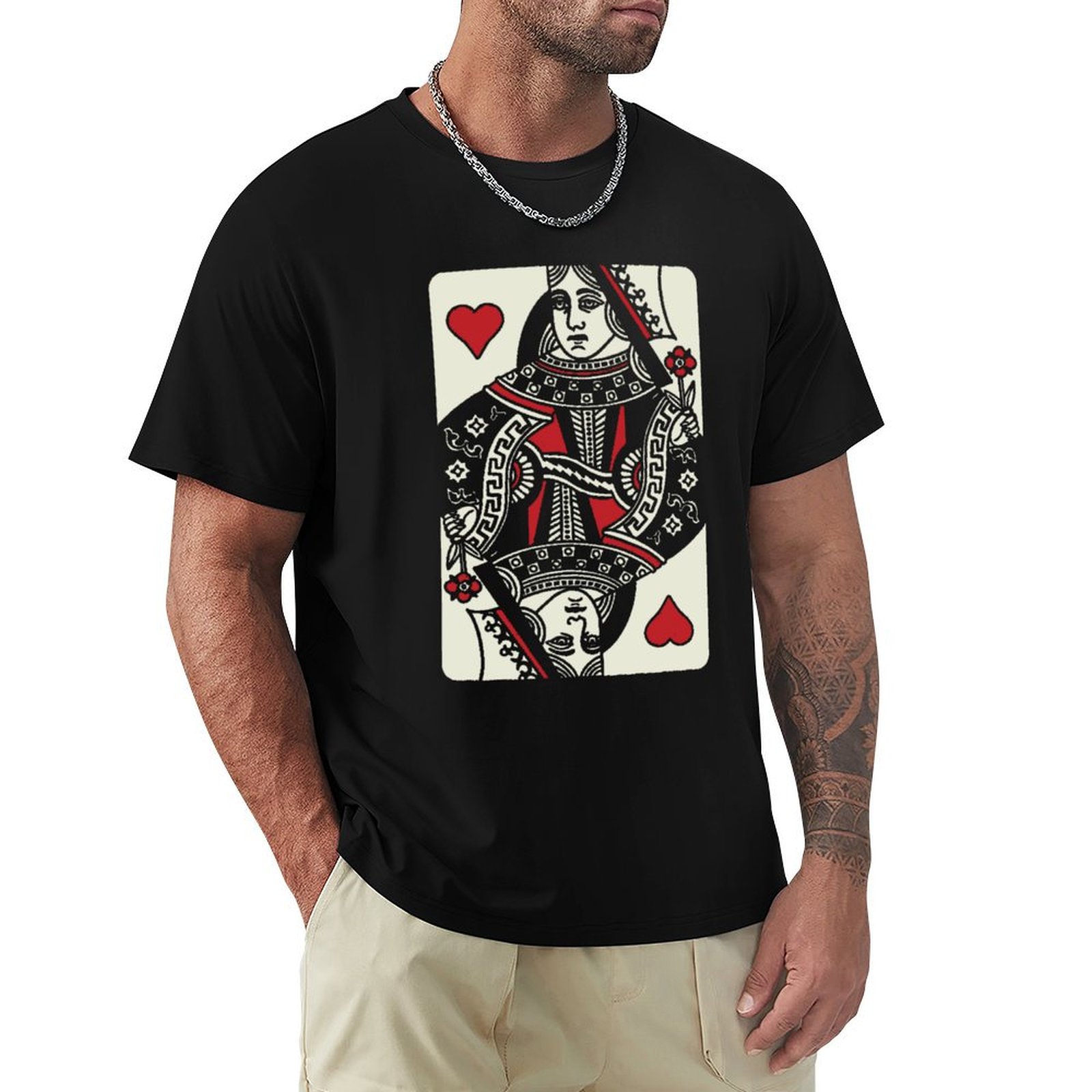 Queen Street Fashion - T-shirt Queen of Hearts, mode streetwear,