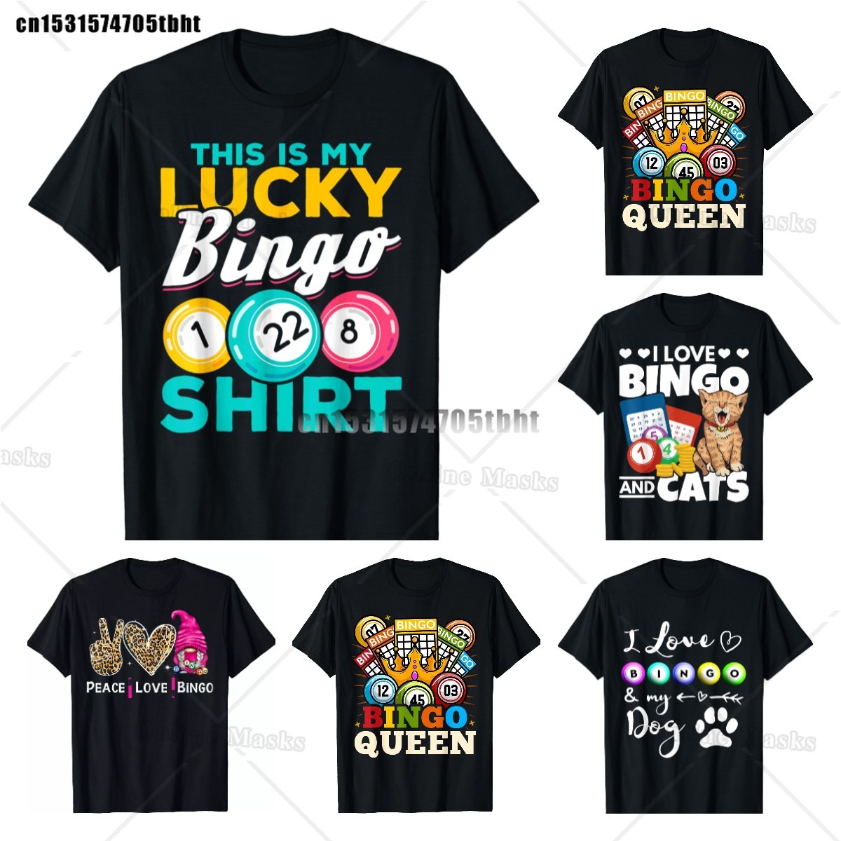 Queen Street Fashion - T-shirt en coton avec imprimé de