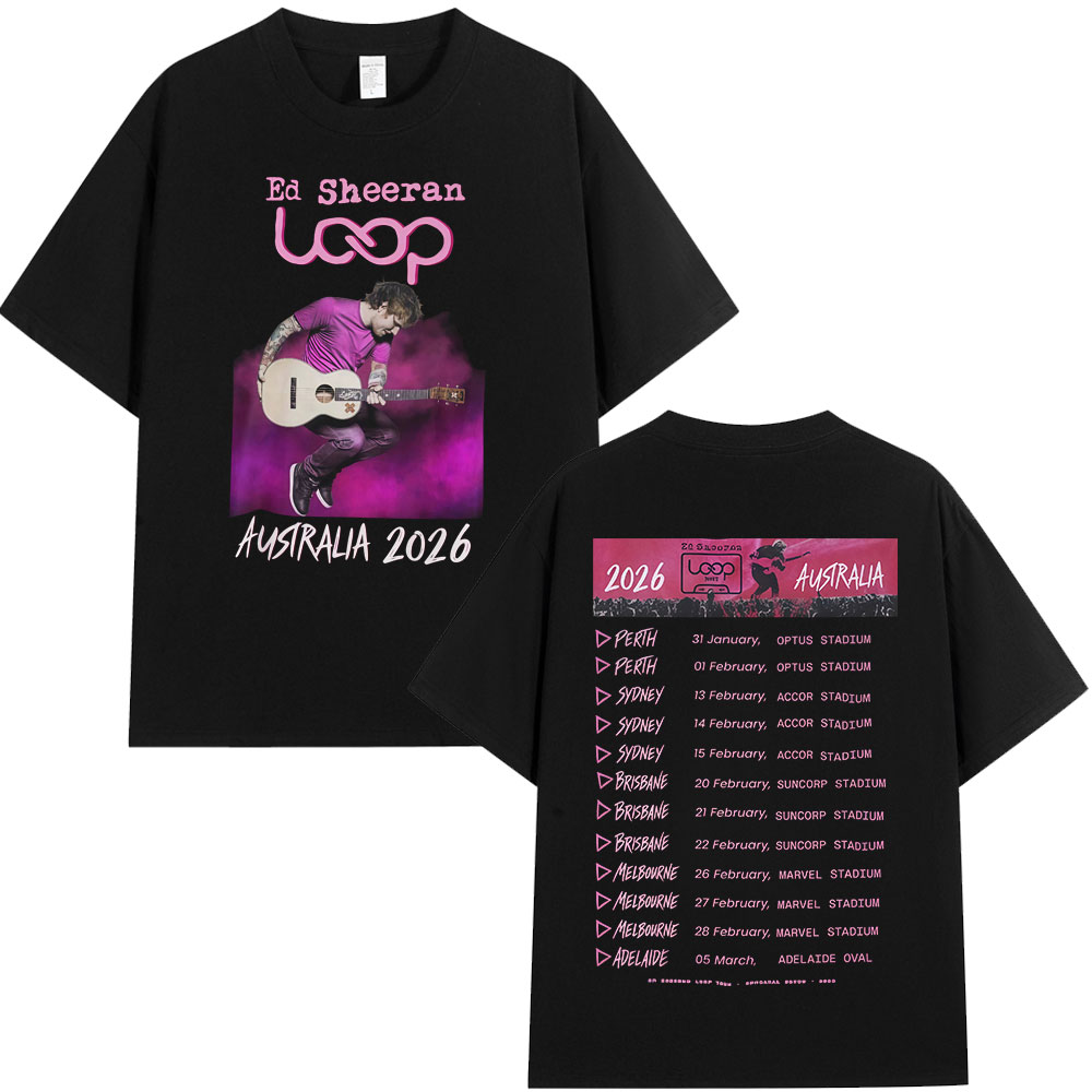 Street Fashion Australia - T-shirts de la tournée Ed Sheeran