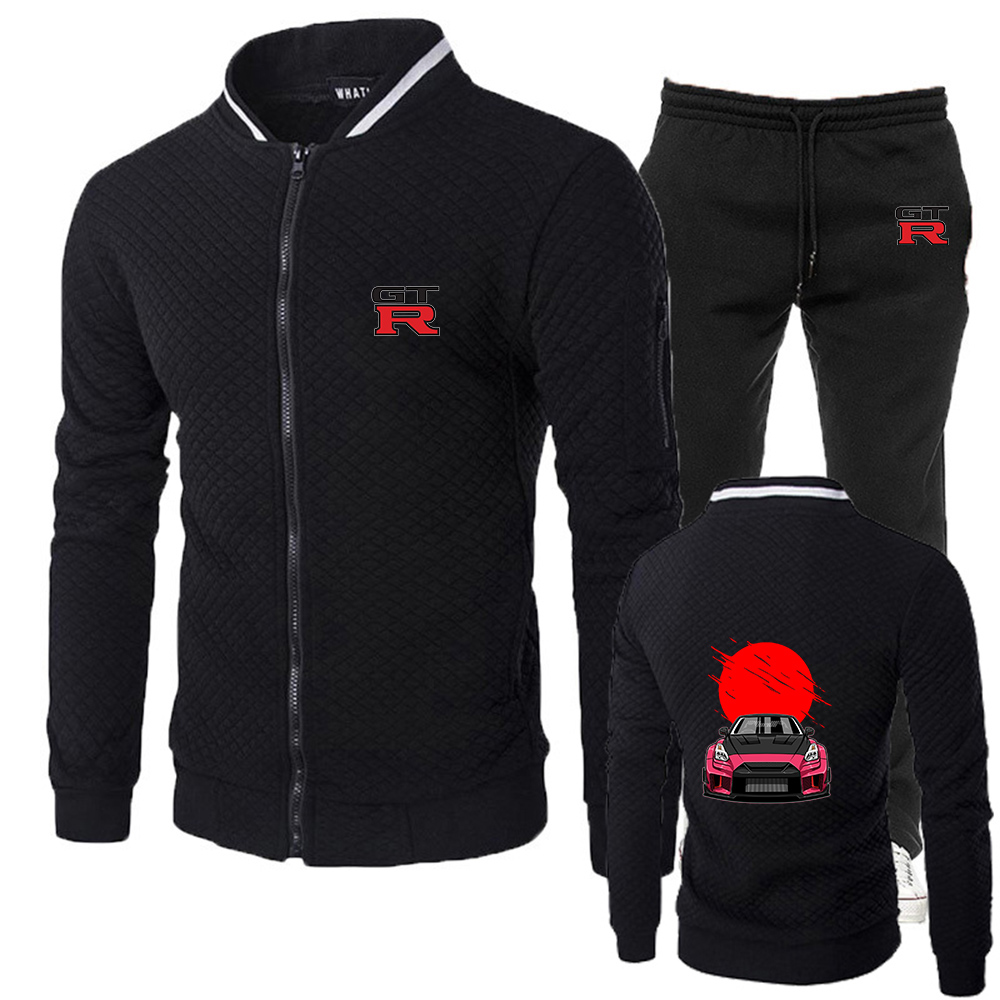 Street Fashion Jacket Men - Ensemble de survêtement décontracté pour homme,