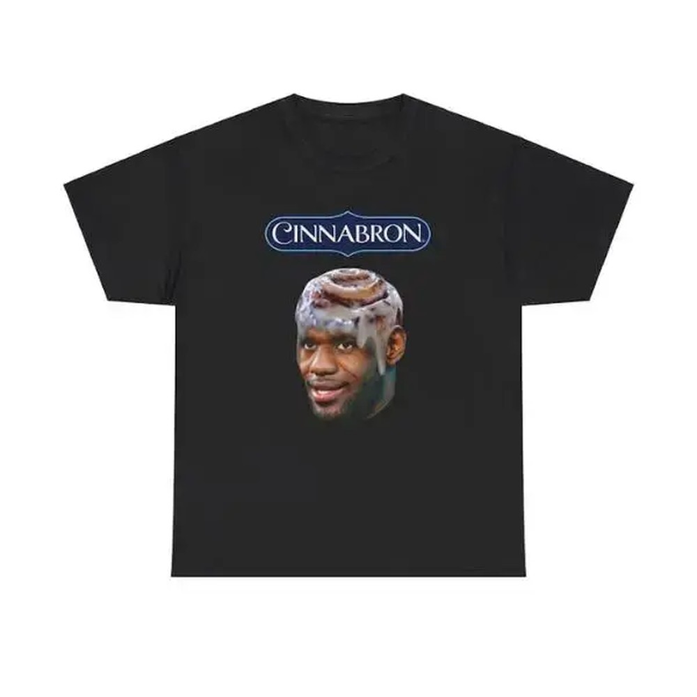 Street Fashion Types - T-shirt Cinnabron Lebron James Meme, T-shirt
