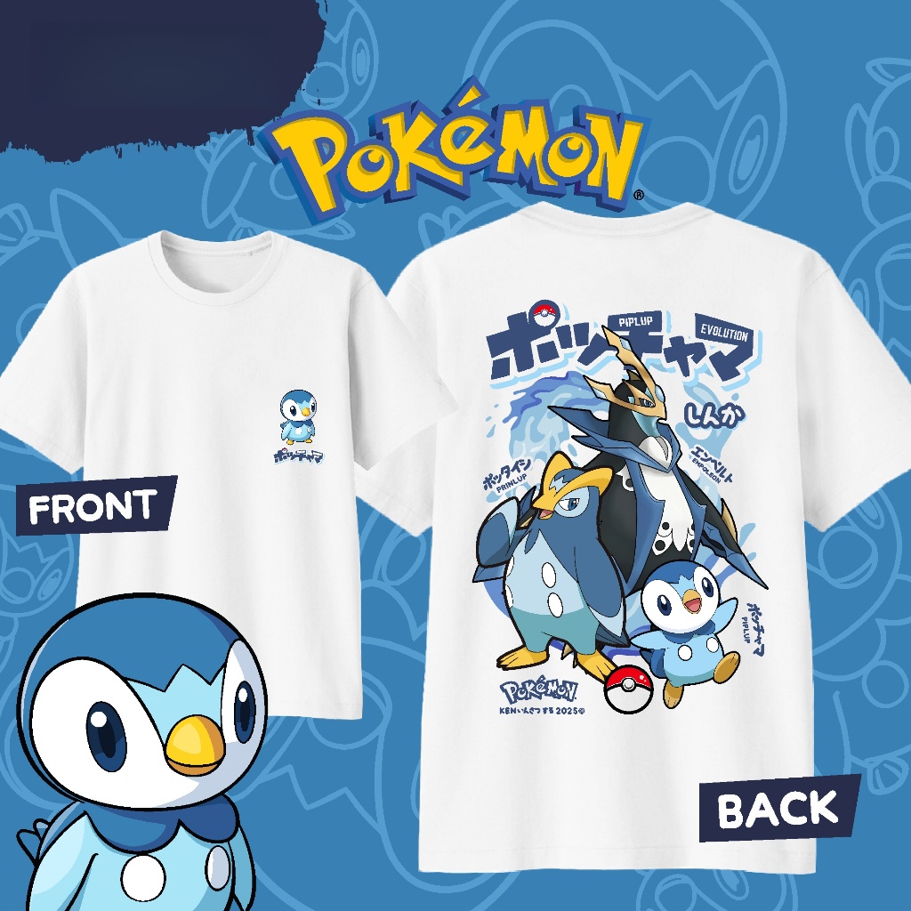 Street Fashion Anime - T-shirt en coton imprimé Anime Pokémon
