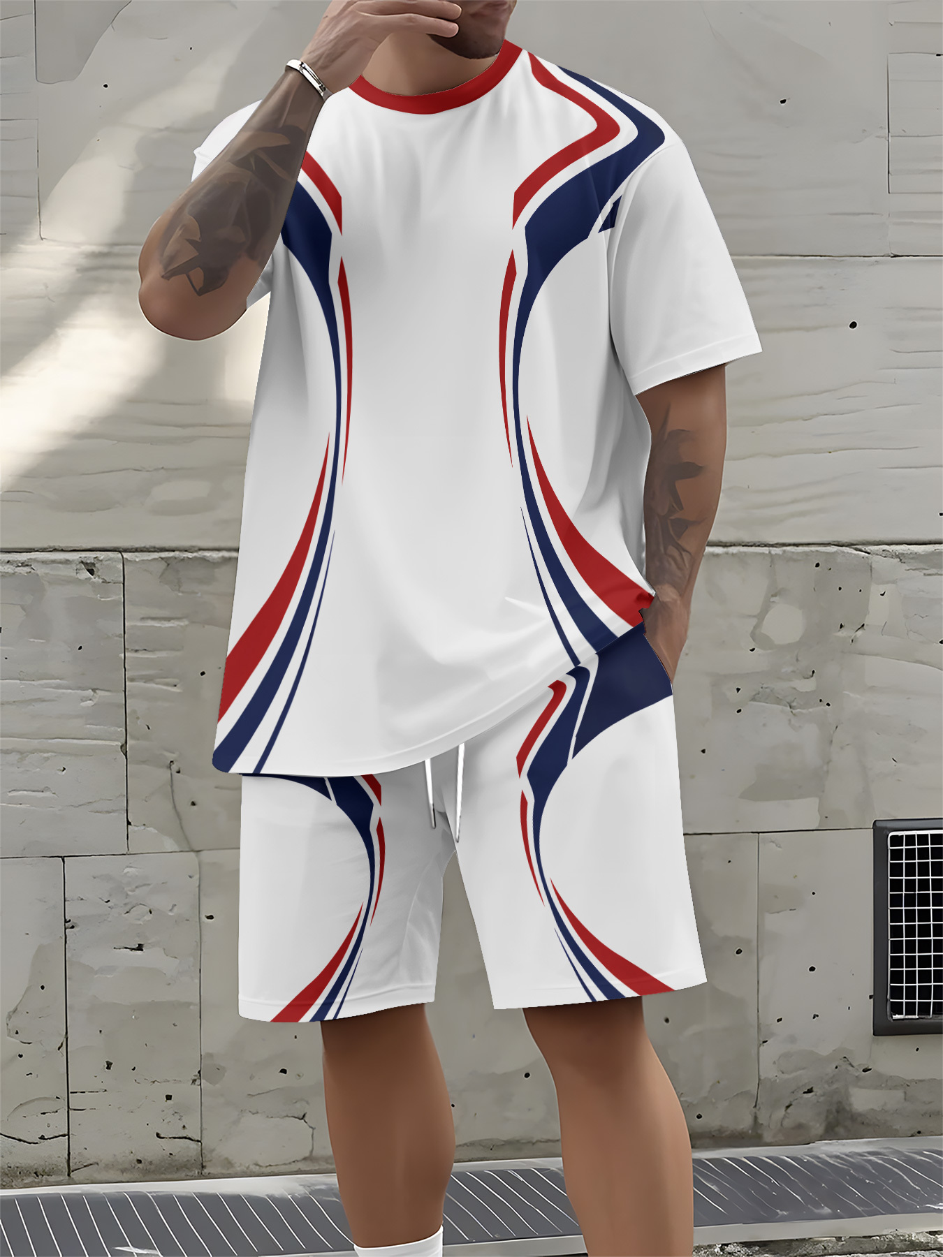 Street Fashion Designer - Nouvel ensemble d'été 2026 pour homme