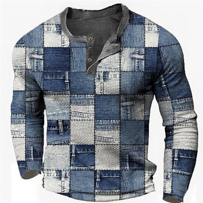 Longline Tee Oversized - Vintage hommes T-Shirt Imitation coton t-shirts