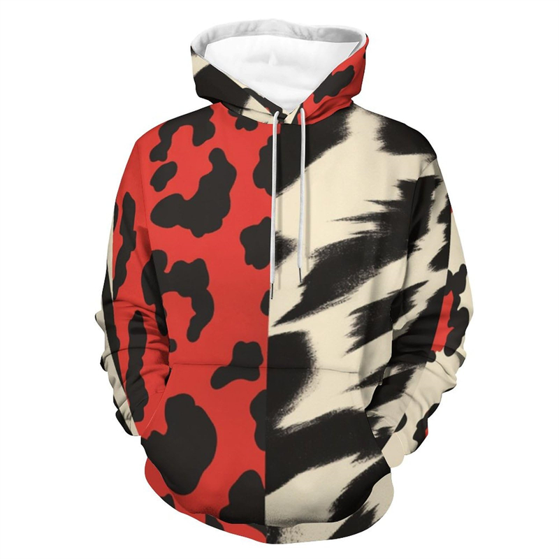 Sweat à capuche imprimé léopar - Graphic Hoodie Streetwear avis et prix