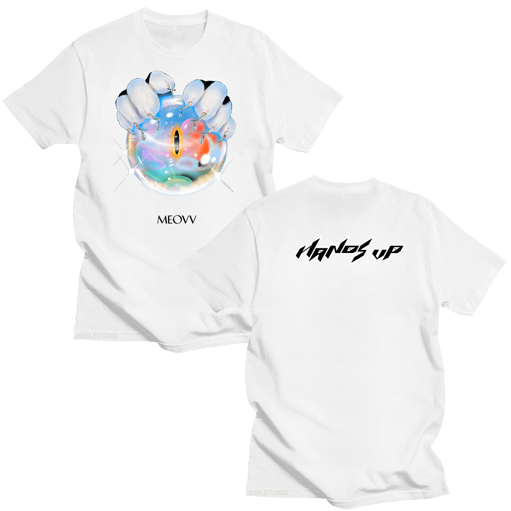 MEOVV Hands Up T-shirts 2025 m - Graphic Hoodie Streetwear avis et prix