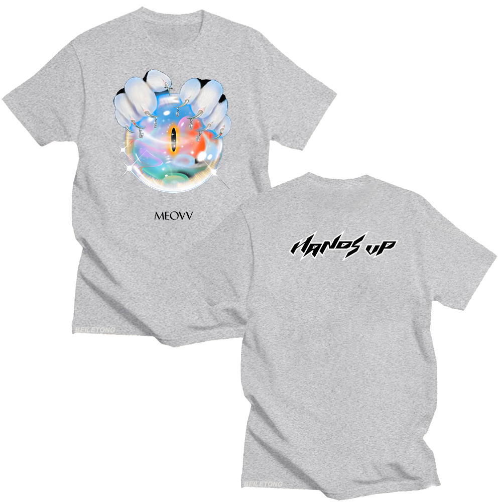 MEOVV Hands Up T-shirts 2025 m - Graphic Hoodie Streetwear avis et prix