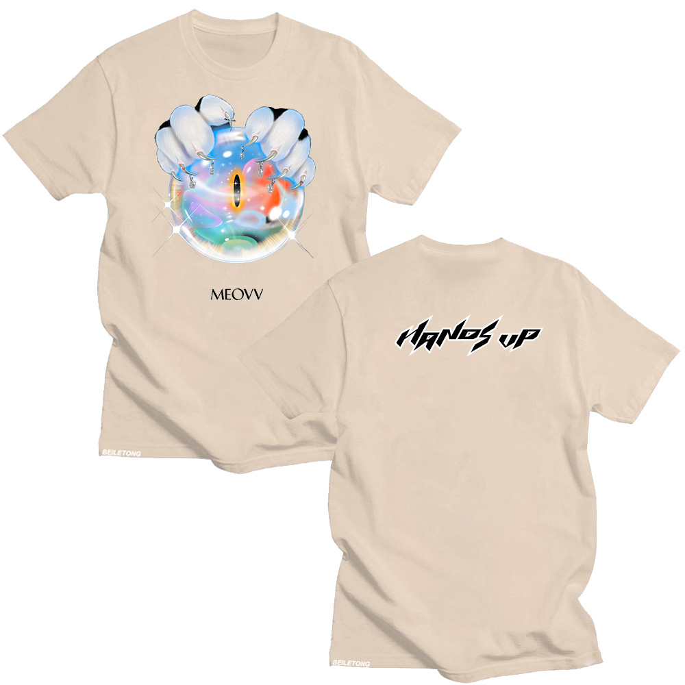 MEOVV Hands Up T-shirts 2025 m - Graphic Hoodie Streetwear avis et prix
