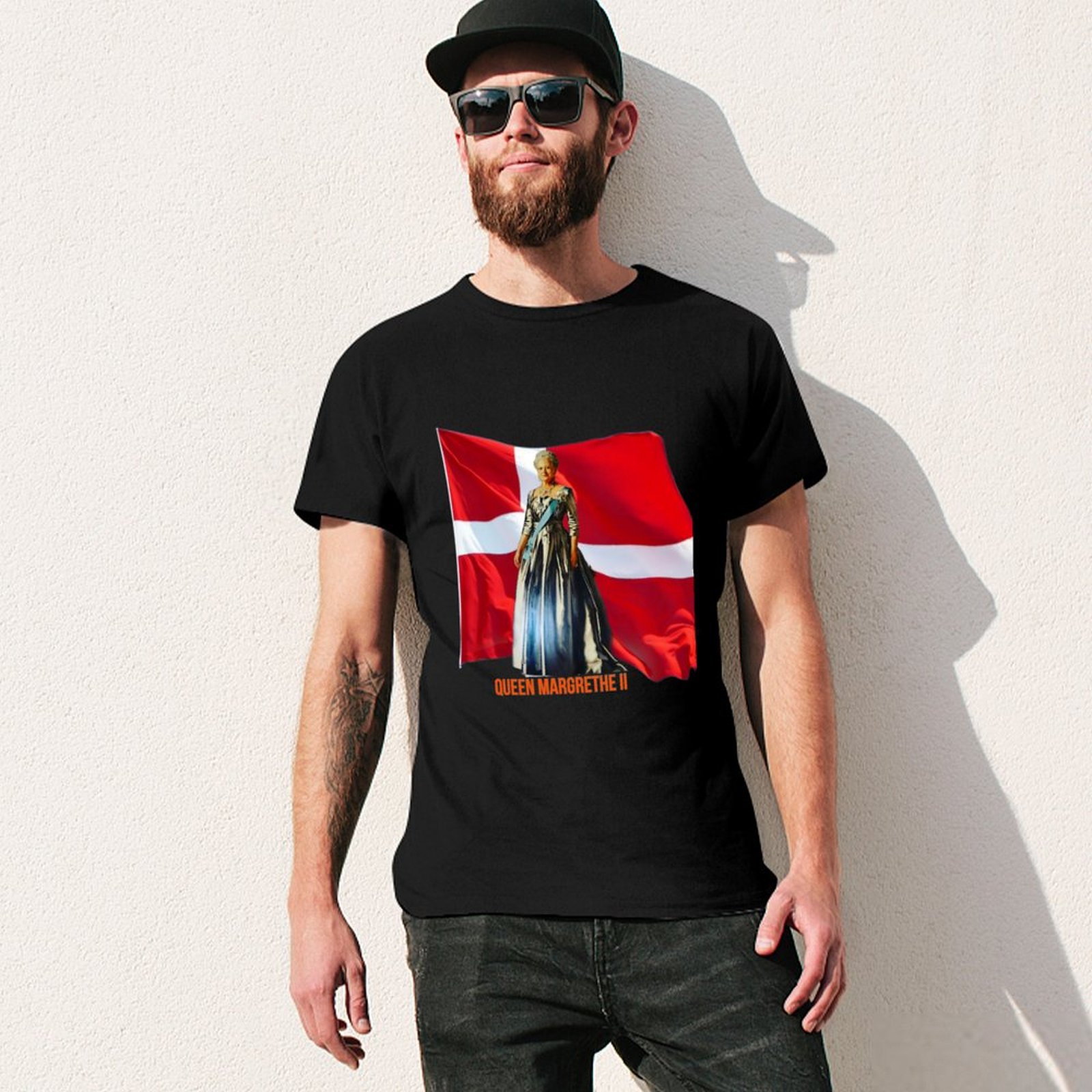 T-shirt Queen Margrethe II, mo - Queen Street Fashion avis et prix