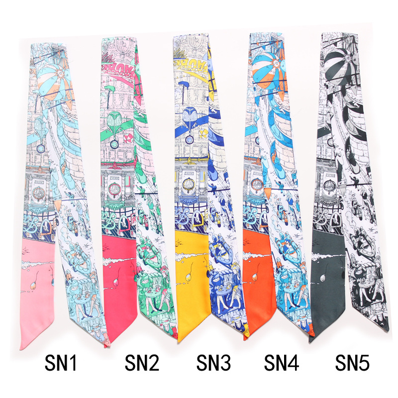 Foulard en soie imprimé pour f - Street Fashion Paris avis et prix