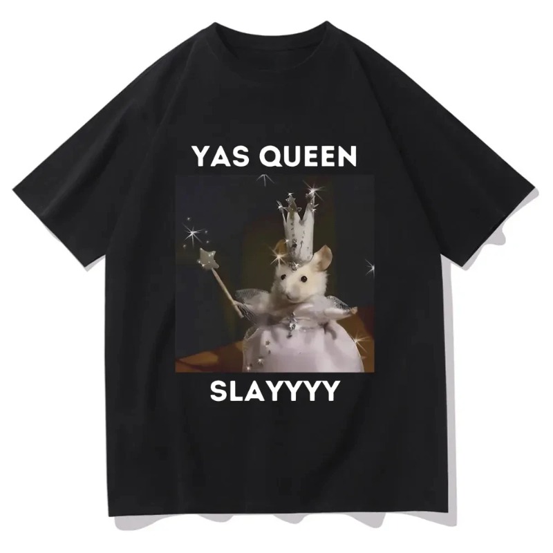 T-shirt drôle Sad Hamster Yas  - Queen Street Fashion avis et prix