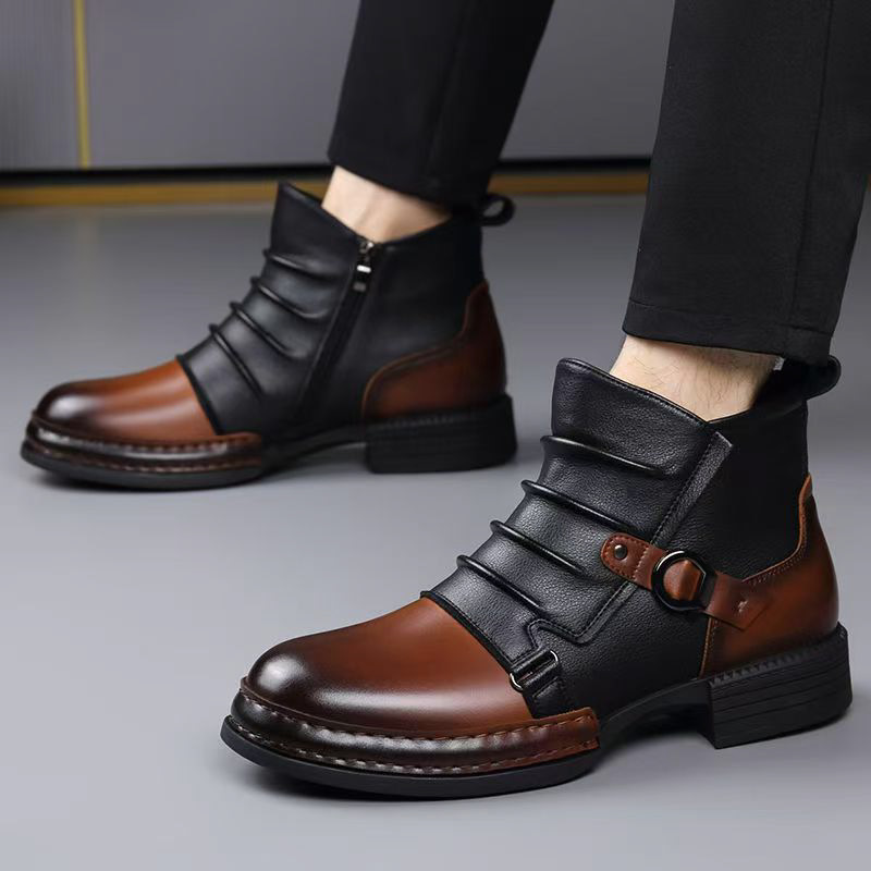 Bottes de moto rétro pour homm - Street Fashion Designer avis et prix