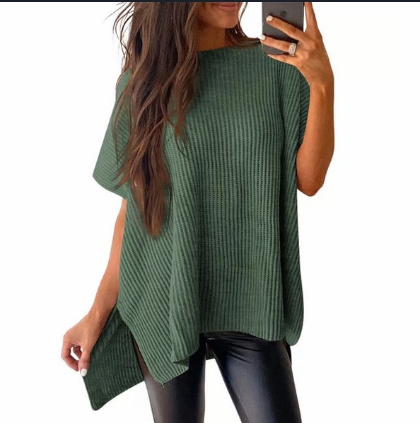 T-shirt décontracté en chenill - Longline Tee Oversized avis et prix