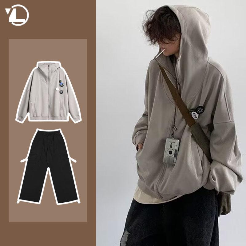Ensemble décontracté d'automne - Street Fashion Jacket Men avis et prix