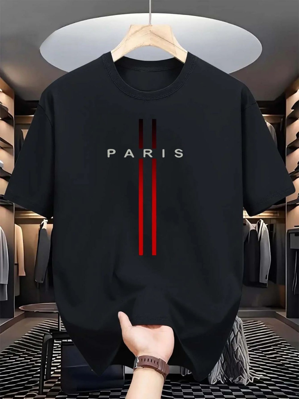 T-shirt unisexe à manches cour - Street Fashion Paris avis et prix