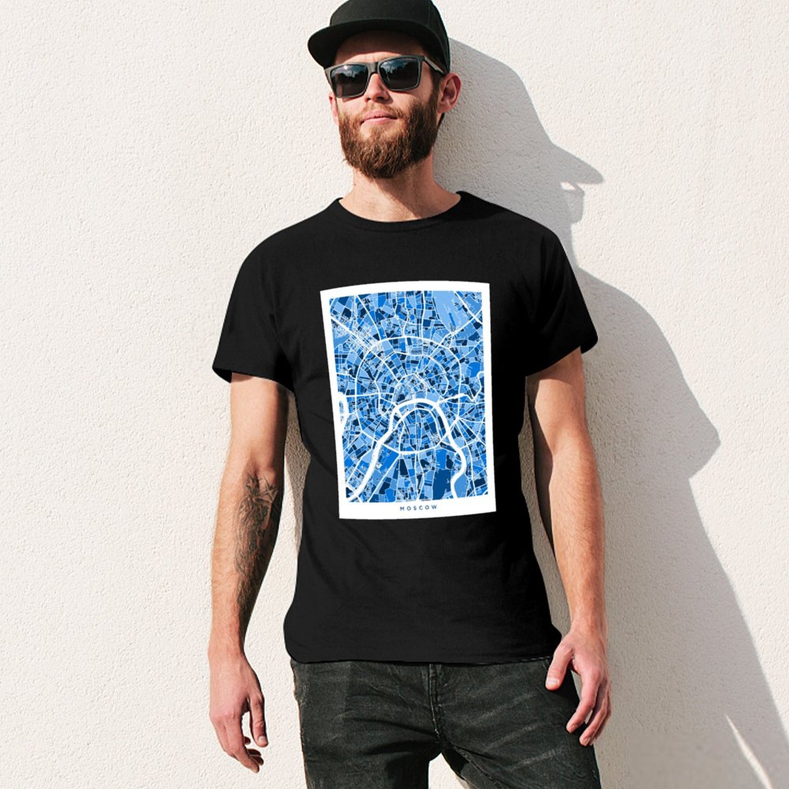 T-shirt à manches courtes déco - Street Fashion Moscow avis et prix