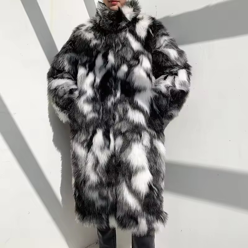 Hiver Hip Hop Long manteau en  - Street Fashion Jacket Men avis et prix