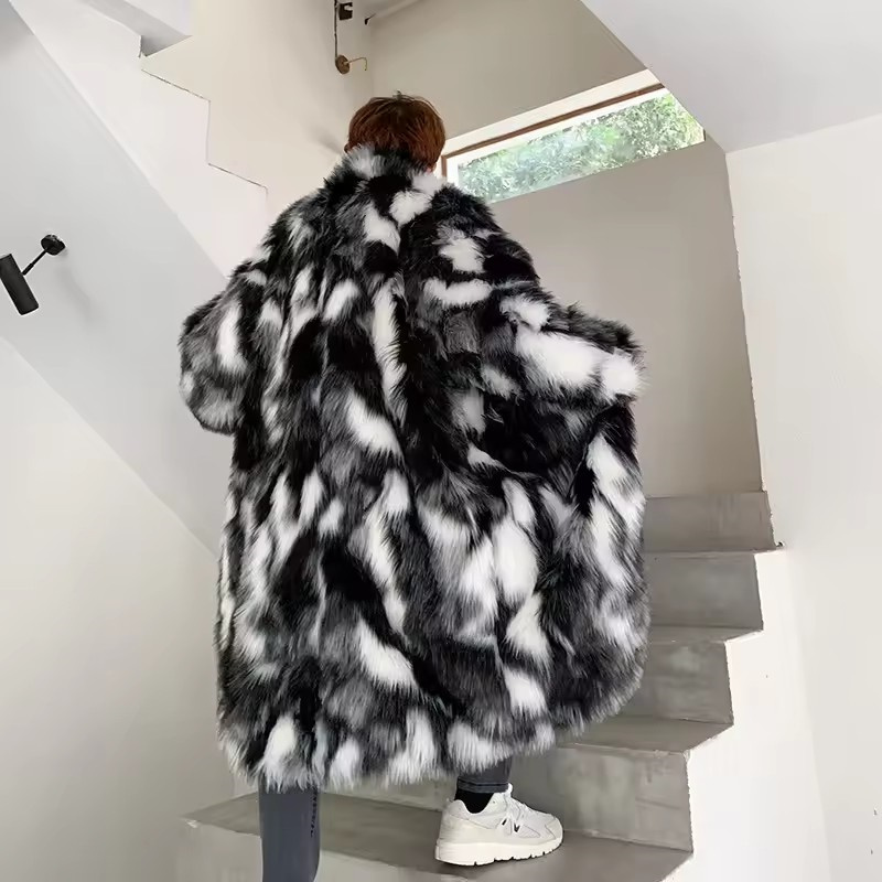 Hiver Hip Hop Long manteau en  - Street Fashion Jacket Men avis et prix