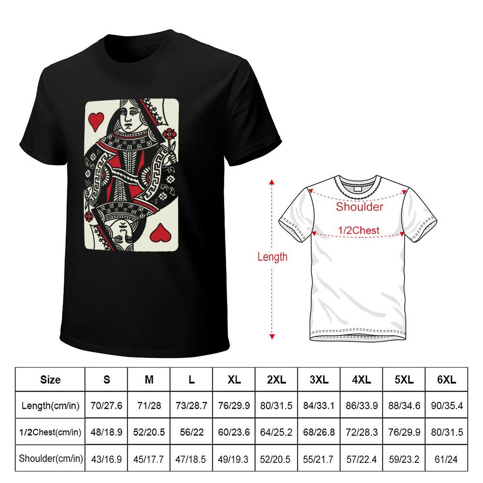 T-shirt Queen of Hearts, mode  - Queen Street Fashion avis et prix