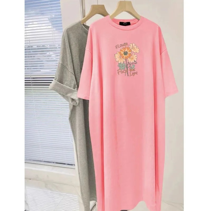 Robe t-shirt surdimensionnée à - Longline Tee Oversized avis et prix