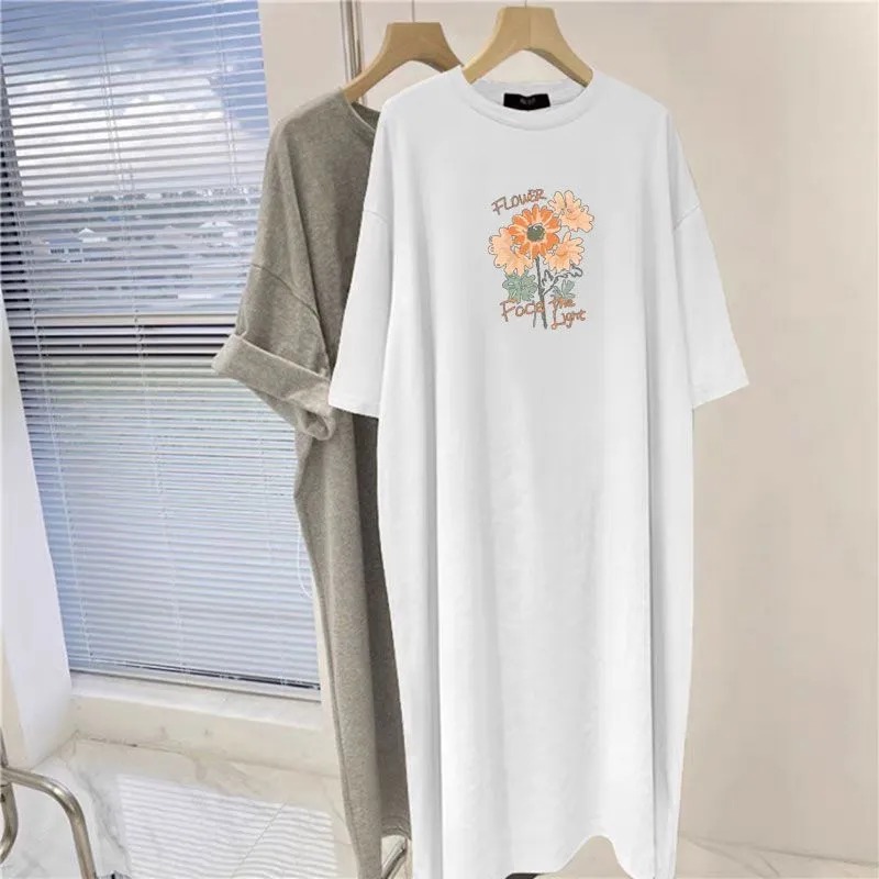 Robe t-shirt surdimensionnée à - Longline Tee Oversized avis et prix