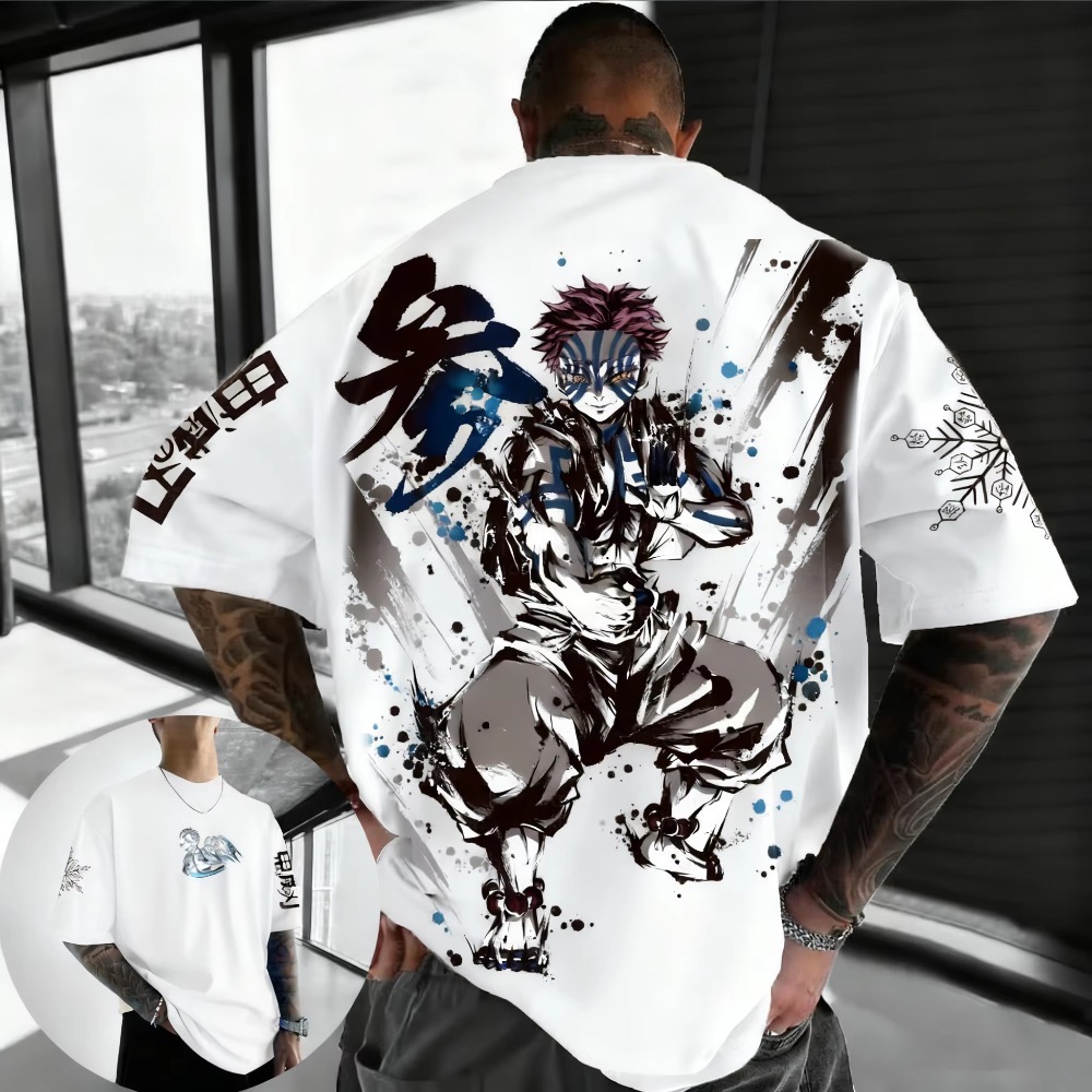 T-shirt d'été grande taille im - Street Fashion Anime avis et prix