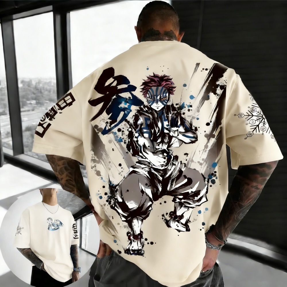 T-shirt d'été grande taille im - Street Fashion Anime avis et prix