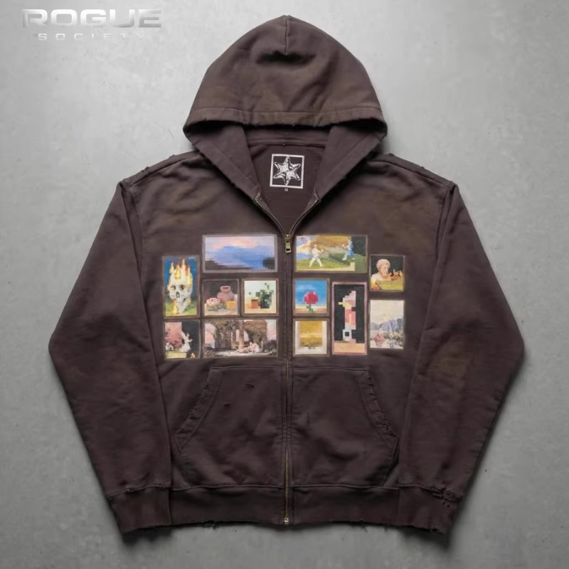 Hauts d'extérieur décontractés - Graphic Hoodie Streetwear avis et prix