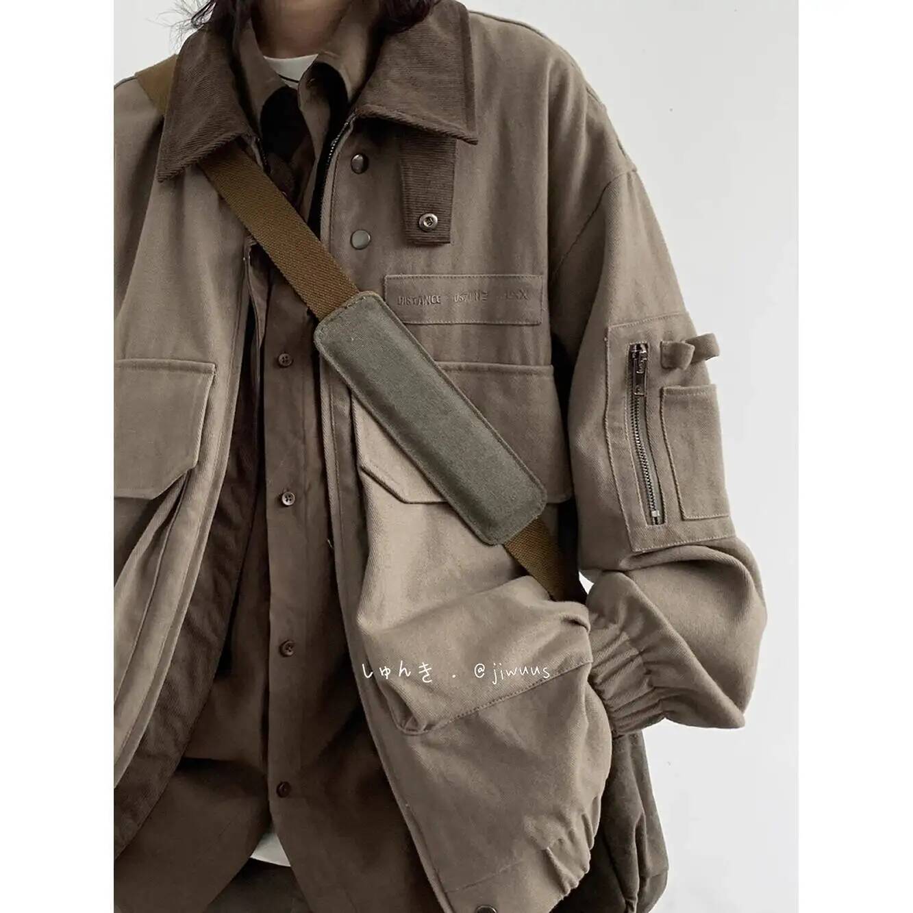 Veste Cargo ample pour homme,  - Street Fashion Jacket Men avis et prix