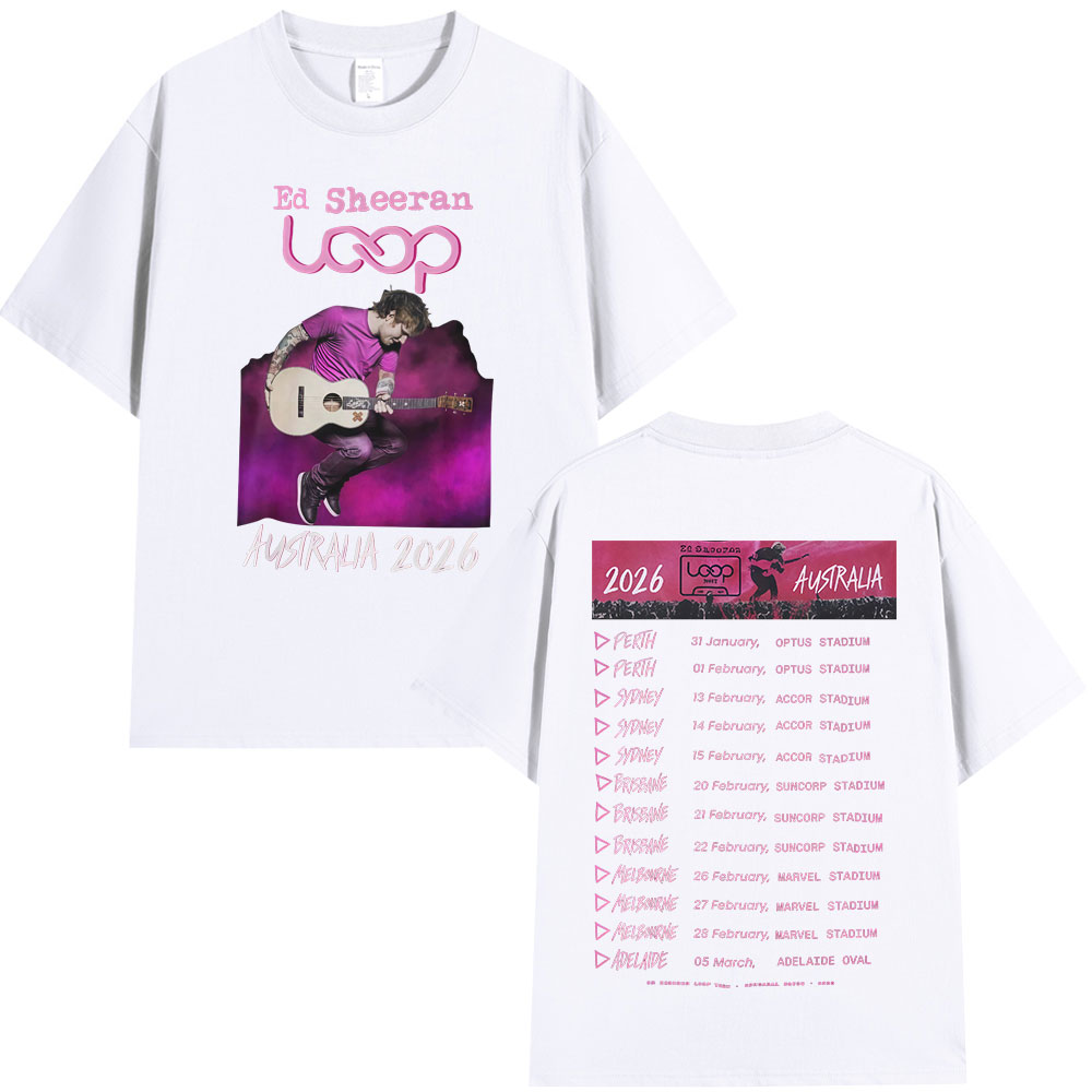 T-shirts de la tournée Ed Shee - Street Fashion Australia avis et prix
