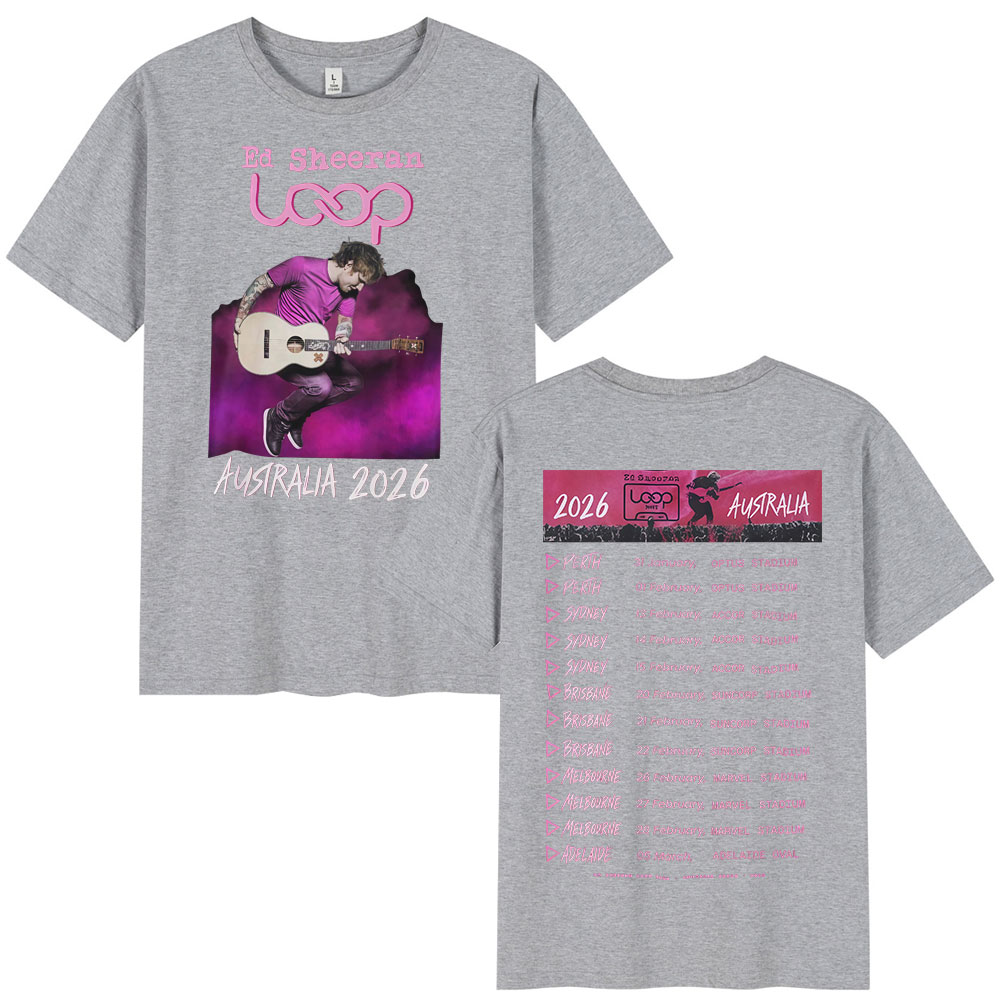 T-shirts de la tournée Ed Shee - Street Fashion Australia avis et prix