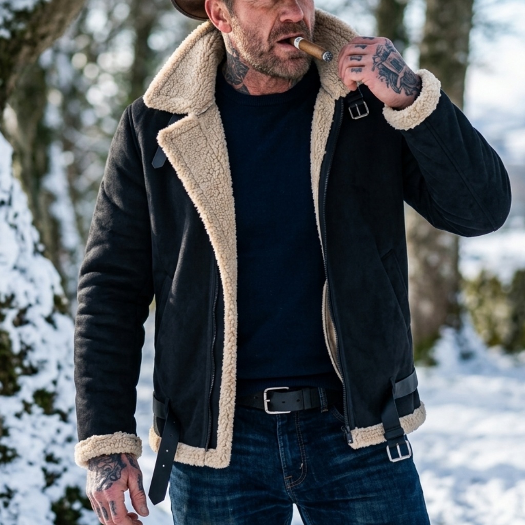 Veste d'hiver pour homme en fa - Street Fashion Jacket Men avis et prix