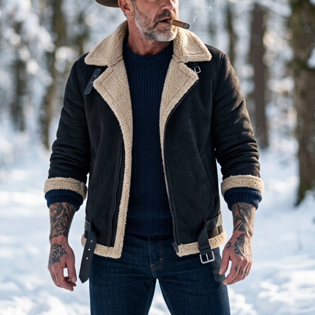 Veste d'hiver pour homme en fa - Street Fashion Jacket Men avis et prix