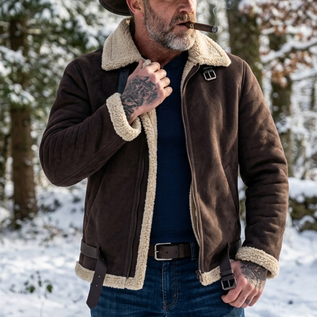 Veste d'hiver pour homme en fa - Street Fashion Jacket Men avis et prix