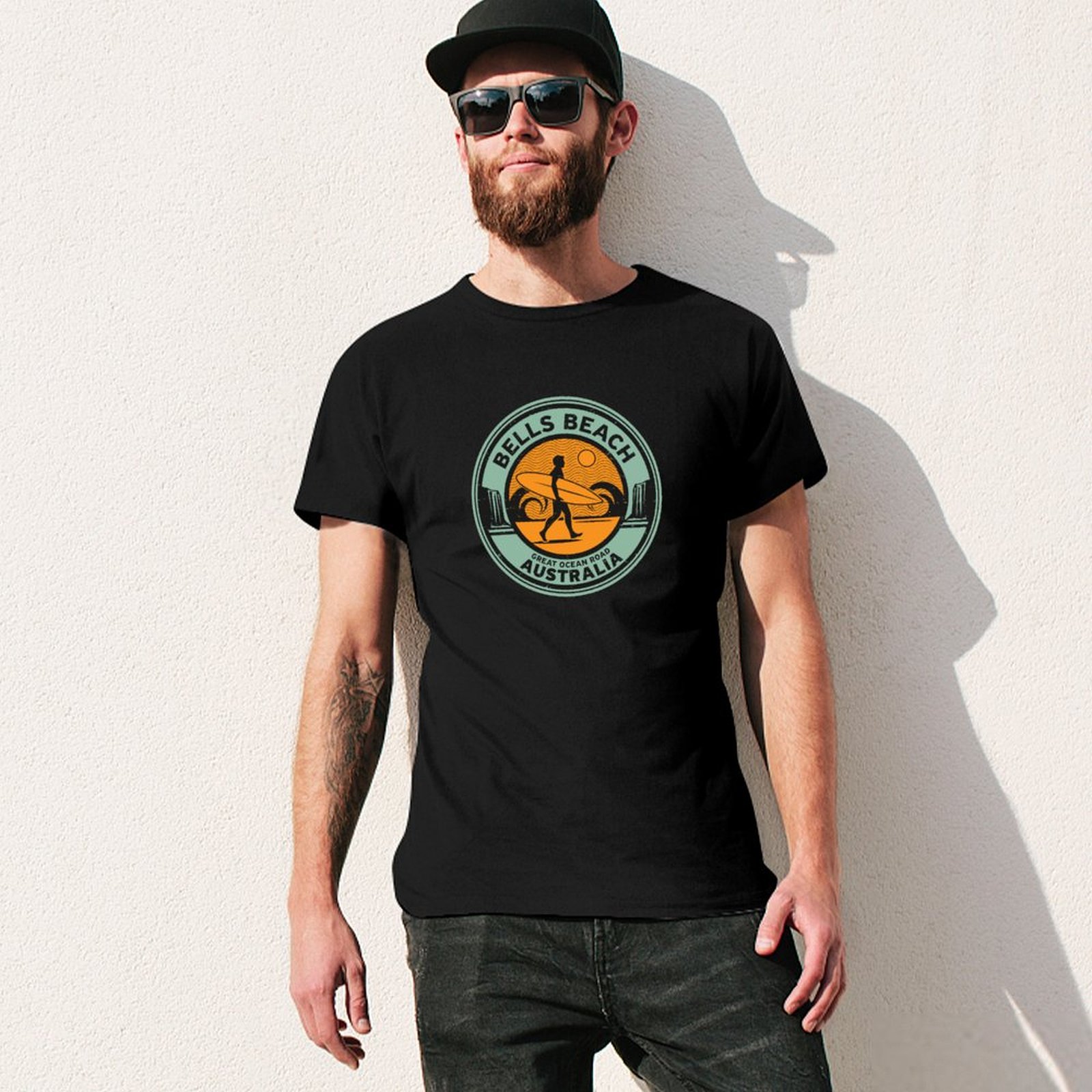 Bells Beach, Australie T-shirt - Street Fashion Australia avis et prix