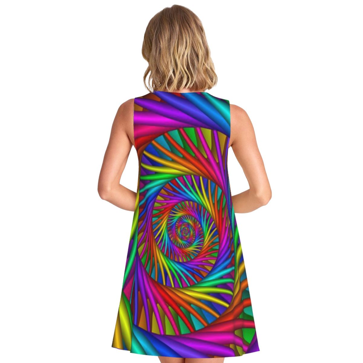 Robe spirale psychédélique arc - Queen Street Fashion avis et prix