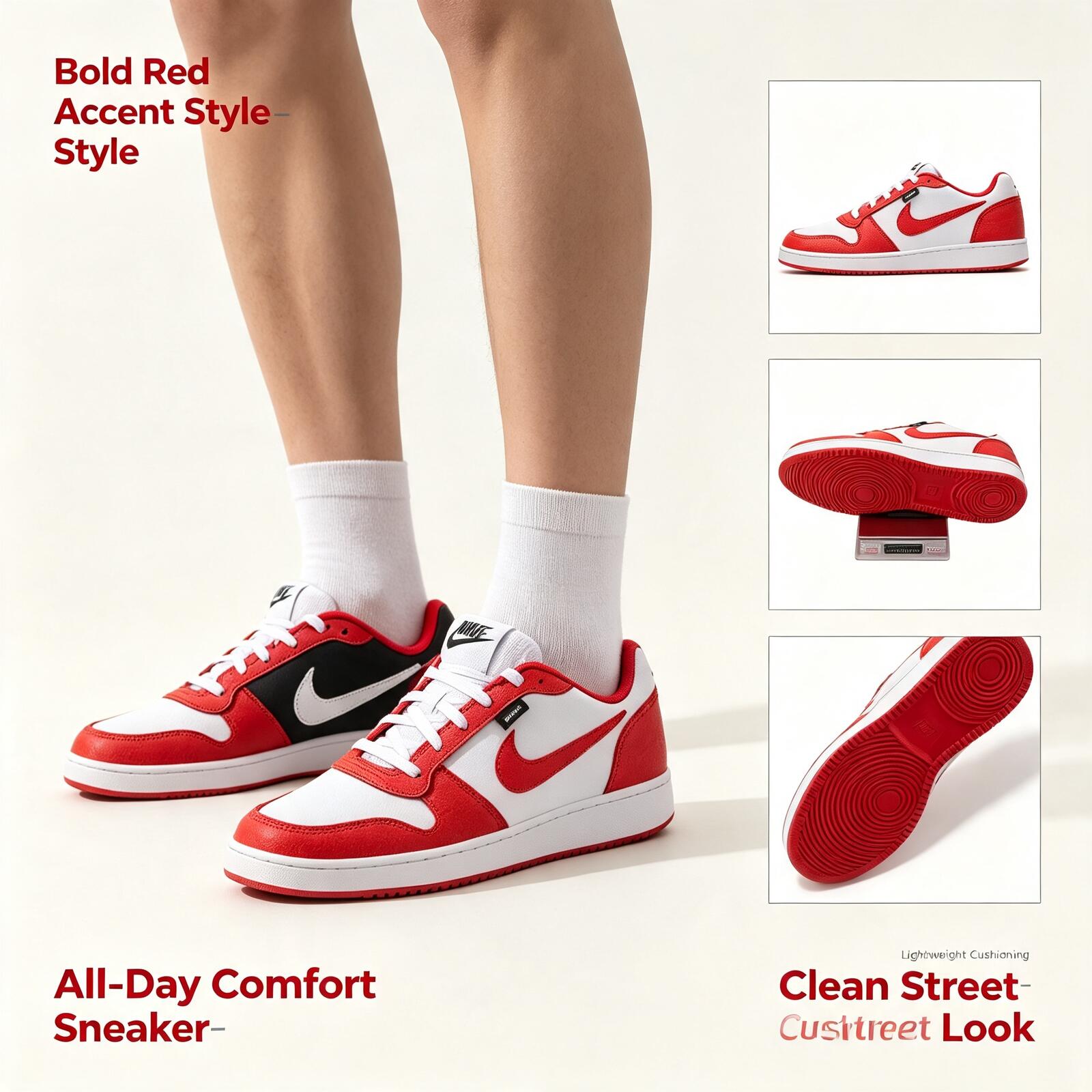 Baskets basses Nike Ebernon Lo - Street Fashion Nike avis et prix