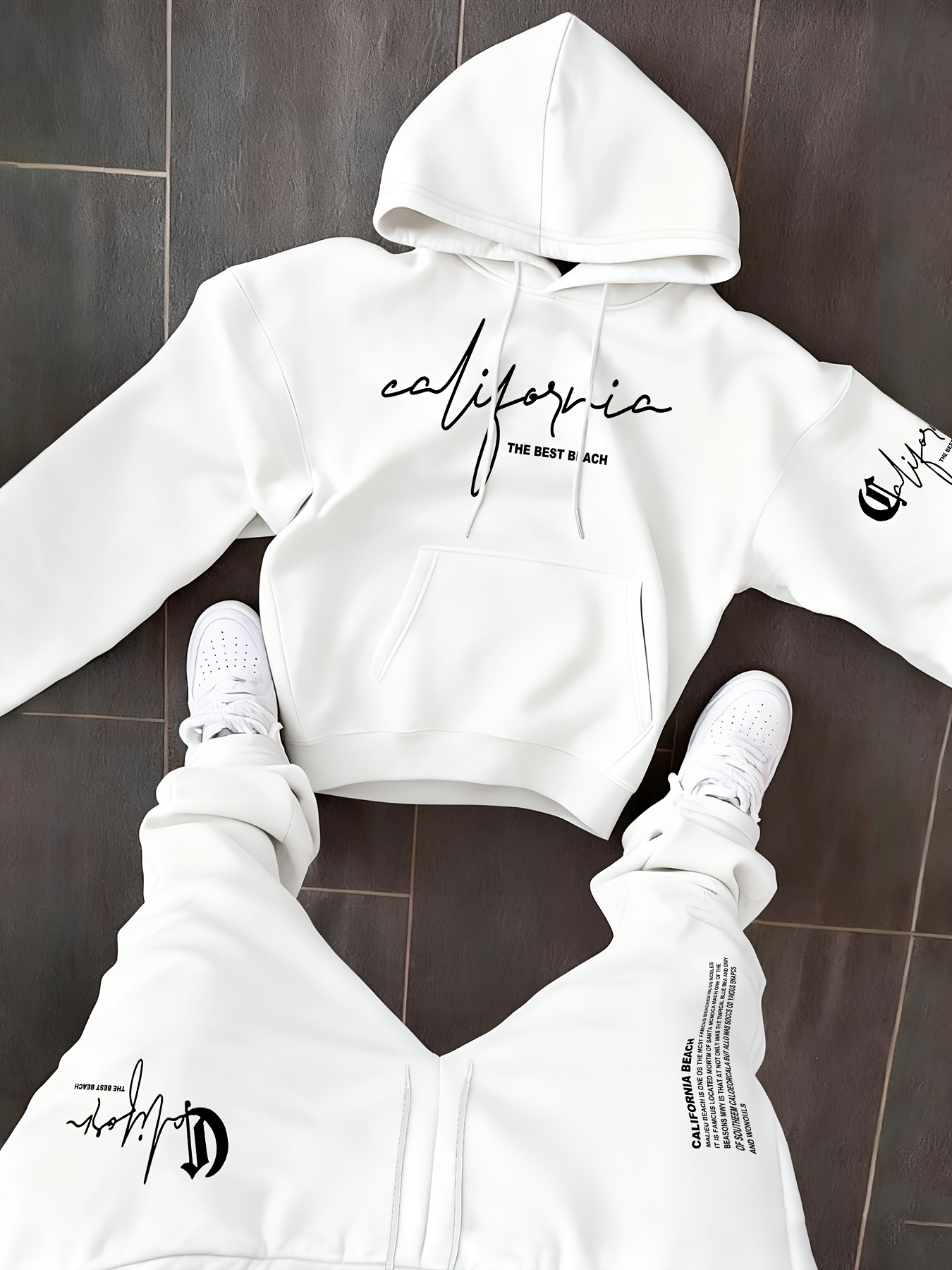 Ensemble 2 pièces homme : Surv - Graphic Hoodie Streetwear avis et prix