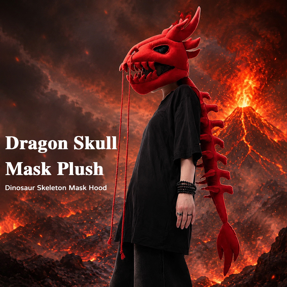 Masque de tête de dinosaure en - Street Fashion Anime avis et prix