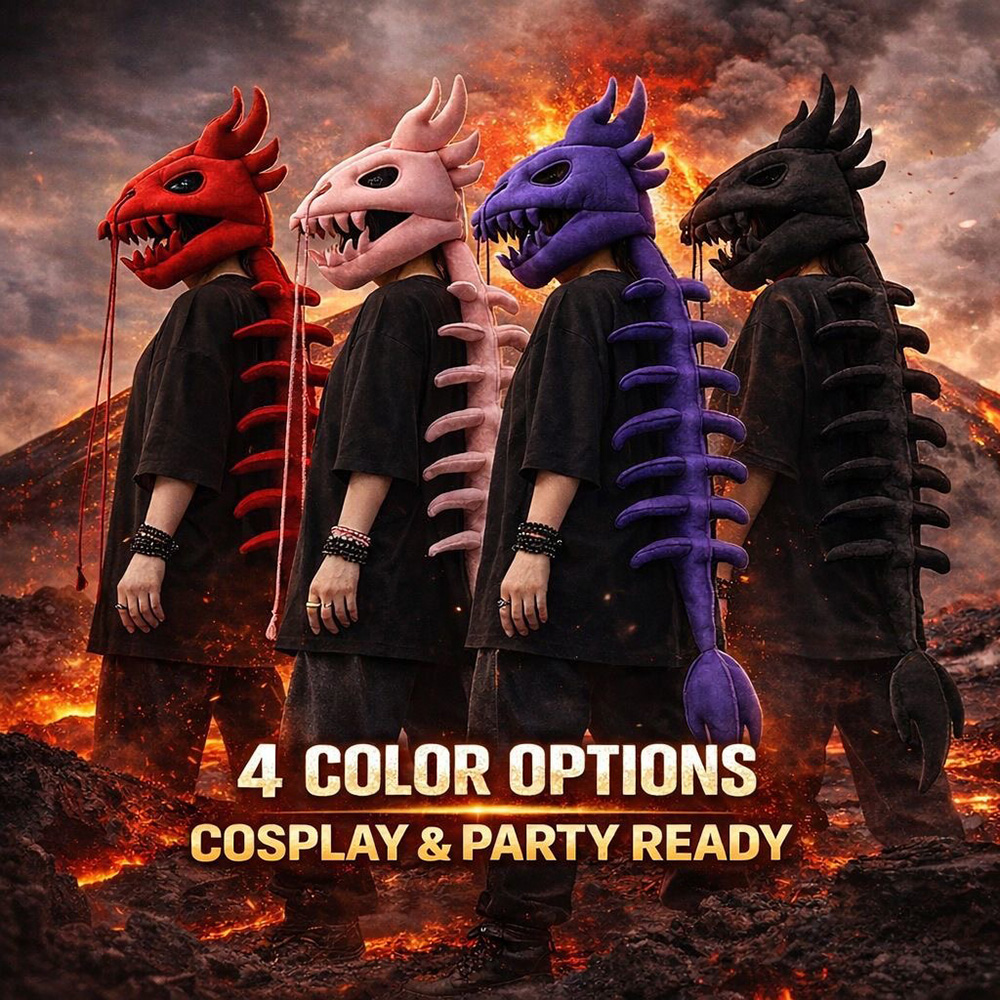 Masque de tête de dinosaure en - Street Fashion Anime avis et prix