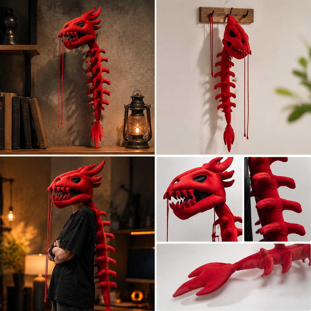 Masque de tête de dinosaure en - Street Fashion Anime avis et prix